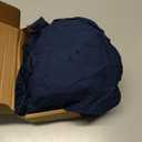 Amazon Basics Lightweight Pleated Bed Skirt, Wrinkle and Fade Resistant, Machine Washable, King, Navy Blue, 16-inch Drop