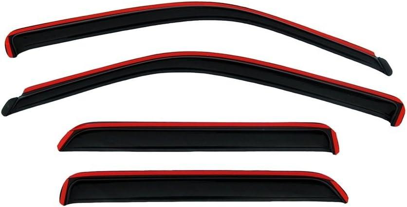 Auto Ventshade [AVS] In-Channel Rain Guards for 2005 - 2016 Nissan Xterra | Window Vent Visors, 4 pcs. - Smoke | 194539