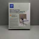 Medline Bed Assist Bar with Storage Pocket, Height Adjustable Bed Rail for Elderly Adults, Assistance for Getting In and Out of Bed at Home