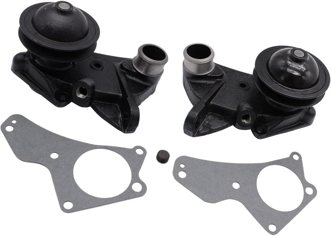 1 Pair Set SHLPDFM Flathead Water Pump GH5592DRV / GH5592PASS Compatible with 1949-1953 Ford Pickup Truck 1932-1948 Ford Mercury
