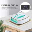 HTVRONT Heat Press Machine for T-Shirts, Portable Heat Press 10"X10", Iron Press for Sublimation and HTV Vinyl Shirt Press Machine for Hat, Bags, Heating Transfer Projects (Mint Green)