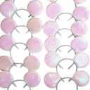 CLGIFT Set of 12 x DIY bulk Mouse Ears Black plain Black White blue green yellow rose gold