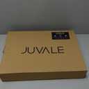 Juvale Bamboo Silverware Organizer for Drawer, Kitchen, 6 Slot Utensil Tray (Black, 17 x 11.75 x 1.75 In)