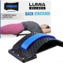 Lumia Wellness Adjustable Back Stretcher, Lower Back Pain Relief, Lumbar Traction Device, Spine Decompression,
