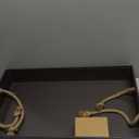 MyGift 26 Inch Industrial Brown Metal Entryway Boot Tray with Wheels and Decorative Rope Handles, Under Bed Storage Shoe Container Cart