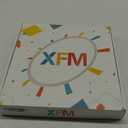 XFM Beach Wall Clock Silent Non-Ticking Battery Operated Clocks 12 Inch Blue Ocean Tropical Palm Tree Wall Clock Decorative for Living Room Kitchen Bedroom Office