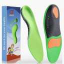 Ailaka Kids Orthotic Arch Support Shoe Insoles, Plantar Fasciitis Cushioning Athletic Inserts for Flatfoot Pain Relief Running Walking, 7.5