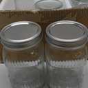 Amzcku 32 OZ Colored Mason Jars with Lids, 6 Pack Wide Mouth Quart Canning Jar, Safe for Storage, Pickling, Preserving, Fermenting, DIY Crafts & Decor