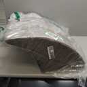 GOHOME Adjustable Wedge Pillow for After Surgery - Memory Foam Bed Wedge Pillow for Sleeping and Reading with Removable Cooling Cover, Grey