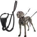 HALTI No Pull Harness - to Stop Your Dog Pulling on The Leash. Adjustable, Lightweight and Easy to Use. Reflective Dog Training Harness for Large Dogs (Size L)