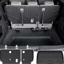 Cargo Lower Mat Backrest Mats for 2018-2026 Honda Odyssey, All Weather TPE Trunk Cargo Liner Mat Accessories(Backrest Mat for 3rd-Row & Lower Mat for Well Area)