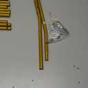 53.9" Gold Easel Stand for Sign, Heavy Duty Metal Display Easel with Storage Bag, Adjustable Art Easel for Wedding Sign, Painting, Picture (Dented details)