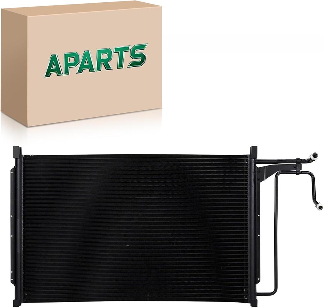 Air Conditioning A/C Condenser Compatible with Chevy C10 K10 5.0L 1983-1986, R10 5.7L 1987, V10 5.7L 1987, K20 5.7L 1983-1986, Blazer 5.7L 5.0L 1987-1991,GMC C1500 5.0L 1983-1986 & More