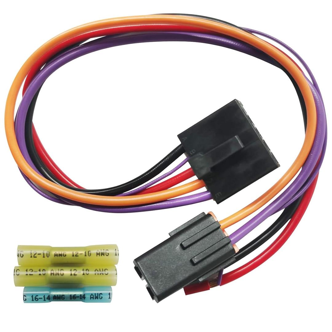 Blower Motor Resistor Wiring Harness Compatible with Chevy, GMC Silverado, Tahoe, Suburban, Sierra, Yukon XL - AC Replaces 89018778, 89019351, 1581773