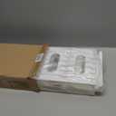 LANDNEOO Stackable Water Bottle Organizer Holder - for Stanley & Others' Large Tumbler Organization - White Plastic Wine Rack, Bottle Holder for Home Countertop Fridge Pantry Shelf, 3 Tier Hold 9