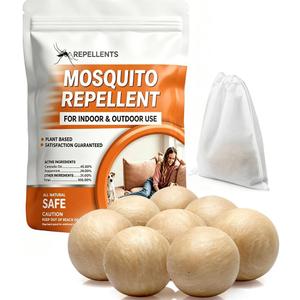 Mosquito Repellent Outdoor Patio, Mosquito Deterrent for Yard, Indoor Mosquito Repellent Balls, Mosquito Repeller for Patio, Keep Mosquito Away, Covers 120 Sq. Ft, 60 Days Protection-8 Packs