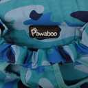 Pawaboo Pet Carrier Backpack, Adjustable Pet Front Cat Dog Carrier Backpack Travel Bag, Legs Out, Easy-Fit for Traveling Hiking Camping for Small Medium Dogs Cats Puppies, Extra Large, Blue Camouflage