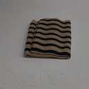 Tiveney Fall Door Mat Outside Entrance 2'x4.3', Cotton Woven Washable Front Porch Rugs, Farmhouse Reversible Layered Welcome Mat Halloween Decorations Outdoor for Entryway Kitchen Farmhouse (Black/Khaki Striped)