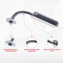 Exhaust with Muffler for Predator 212cc 196cc 6.5HP Go Kart Mini Bike for Coleman CT200U BT200X CT200u-ex Mini Bike for Honda GX160 GX200 Go Kart