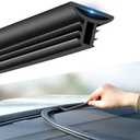 5.24Ft Car Windshield Trim Seal Strip for Dashboard - Dust & Soundproofing Rubber Seal Strip for Comfortable Driving - Universal Cuttable Automotive Weather Stripping Fits Car Truck SUV