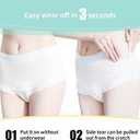 Disposable Period Underwear for Women S/M - Overnight Incontinence & Heavy Flow Pads, Leak-Proof, 360 Coverage for Ultimate Protection & Comfort, 12 Count