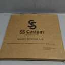 Walnut Plywood Sheets for Crafts 1/8 inch, 3mm Plywood Sheet for Laser Cutting, Wood Burning, Architectural Models, Drawing - 6 Pack Walnut Wood Sheets 12 x 12 inch (SS Custom Products)