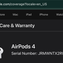 Apple AirPods 4 Wireless Earbuds, Bluetooth Headphones, Personalized Spatial Audio, Sweat and Water Resistant, USB-C Charging Case, H2 Chip, Up to 30 Hours of Battery Life, Effortless Setup for iPhone