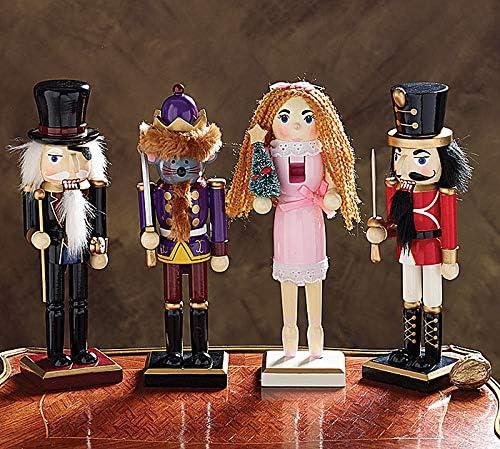 Assorted Holiday Ballet Character Nutcrackers, Set of 4, 10 Inches