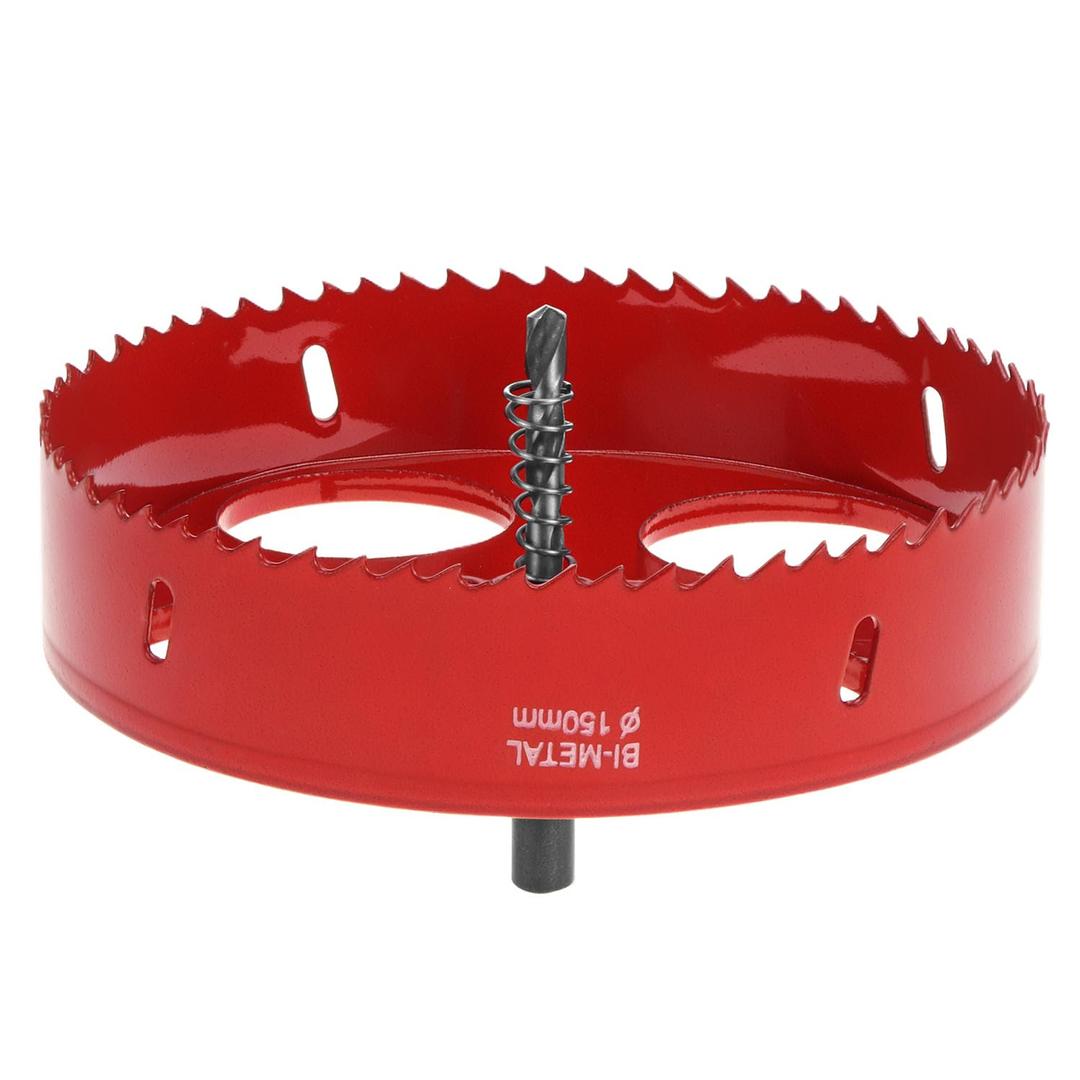 150 mm Hole saw, M42 HSS hole saw bit, drilling tool kit round drill for aluminum, iron and wood