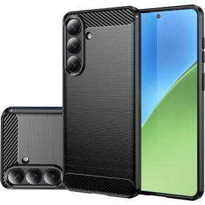 Case for Galaxy S26 Plus Case, for Samsung S26+, Slim Thin Phone Cover TPU Soft Back Cases Anti-Scratch Shockproof Protective Cover for Samsung Galaxy S26 Plus Black