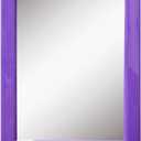 Gifts for Back to School Season,Purple Magnetic Locker Mirror - 5" x 7" Magnet Mirror for School, Bathroom, Workshop, Office,Small Mirrors for School Locker