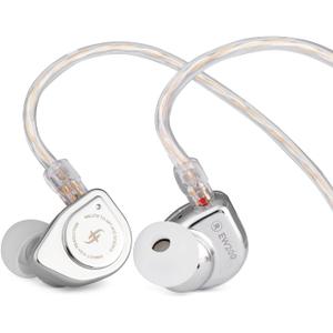 Linsoul SIMGOT EW200 10mm SCP Diaphragm Dynamic Driver in-Ear Earphones with All Metal Body, Detachable 0.78mm 2pin Silver-Plated OFC Cable for Audiophiles Musicians (EW200 Without Mic)