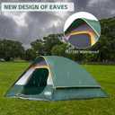 Camping Tent 2-4 Person, Waterproof Windproof Tent with Rainfly Easy Set up-Portable Dome Tents for Camping
