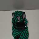 Recovery Suit for Dogs Cats After Surgery, E-Collar & Cone Alternative Surgical Suit, Prevent Licking Dog Onesies Pet Surgery Recovery Suit Soft Dog Bodysuit, Green Navy Stripes, M (M (Back:13.4-16.1'', Weight:14-25 LB))