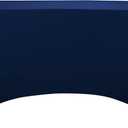 LZY Spandex Fitted Stretch Table Cover for 4ft or 6ft or 8ft Folding Table, Rectangular Cocktail Tablecloth, Perfect for Party or Banquet, 48" x 30" (Rectangular)