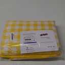 ZAZE Extra Large Picnic Blankets, 80''x80'' Washable Waterproof Foldable Oversized Compact Picnic Mat for Spring Summer Blanket Beach, Camping on Grass (Yellow and White)