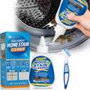 Mold Stain Cleaner Gel, 8 Fl oz Washing Machine Cleaner for Pools, Toilets, Doors and Windows, All-Purpose Household Remover Gel for Washing Machine Seal, Bathroom Grout, Shower Caulk, Tile, Sink (Clear)