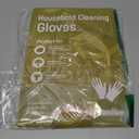 Bamllum Rubber Kitchen Dishwashing Gloves - 4 Pairs Colorful Reusable Household Cleaning Gloves for Washing Dishes and Cleaning Tasks, Flexible Long-lasting and Non-Slip (Small, Blue+Pink+Yellow+Red)