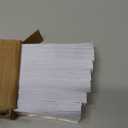 Set of 6 white curtains 52"