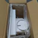 Orsong Bathroom Exhaust Fan 12" Panel Ultra Quiet without Light(10x10 Mount), 130CFM, 4" Duct for Bathroom/Garage/Home