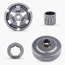 .325" 7T Clutch Drum Sprocket Rim Bearing Set Fit HUSQVARNA 50 51 55 EPA Rancher 154 254 Chainsaw Parts