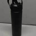 POWCAN 26 oz Insulated Water Bottle with 2-in-1 Straw and Spout Lid, Keep Cold 24H, Leak-Proof, Fits in Car Cup Holder, Stainless Steel Water Bottle for Sports, Travel, and School (Dark Knight)