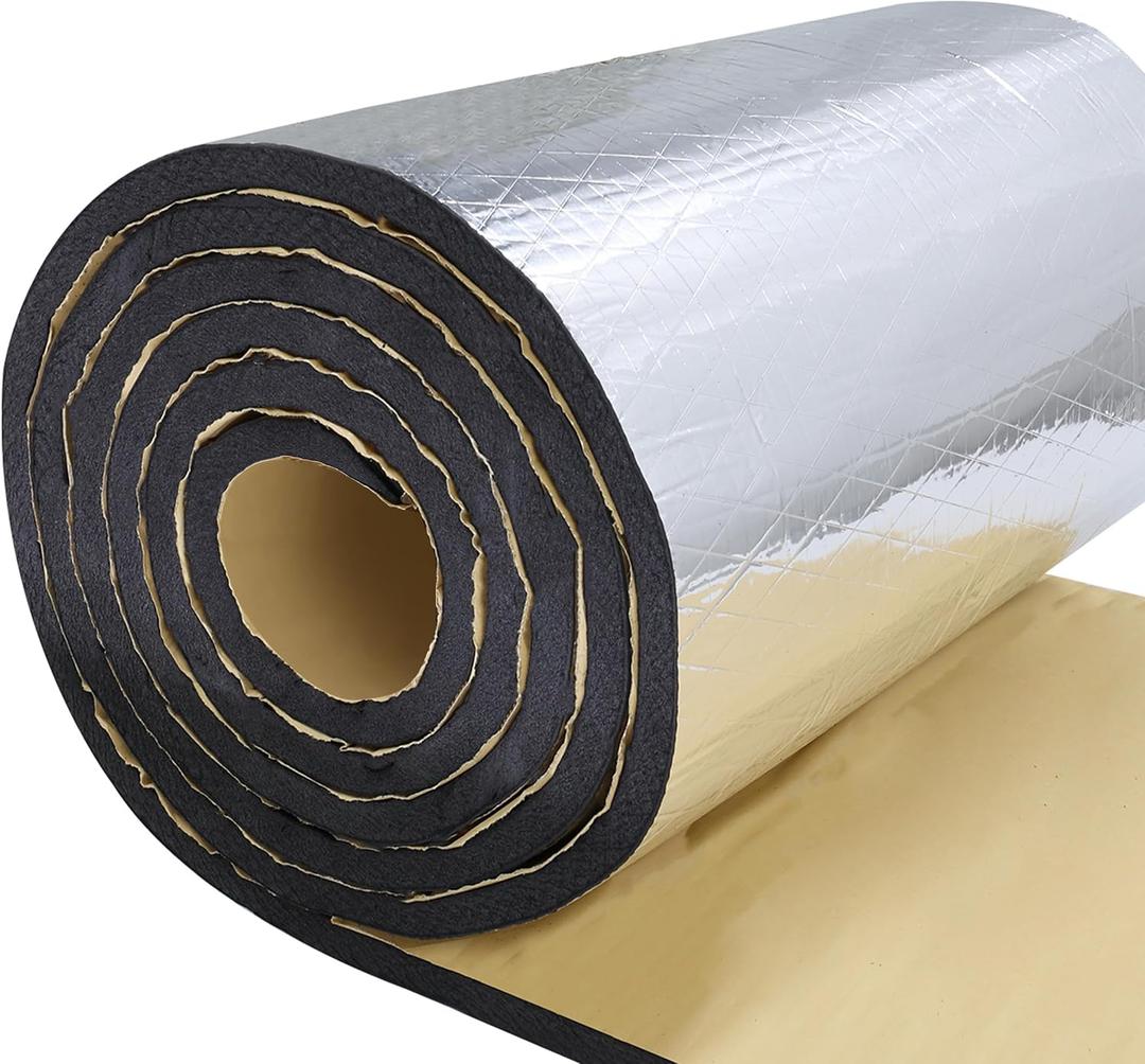 590mil Heat and Sound Deadening Foam Mat 21.5 Sqft 78inch x 39inch