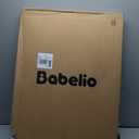 Babelio Baby Gate for Doorways and Stairs, 26"-40" Auto Close Dog Gate, PressGuard C5, Easy Install Pressure Mounted Gate, fits for Narrow and Wide Doorways, Safety Gate Door for Child and Pets (White)