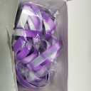 Liliful 100 Pcs Silicone Rubber Wristbands Rubber Wristband Bracelet Bands for Silicone Wristbands for Women Men(Purple and White)