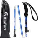 A ALAFEN Aluminum Collapsible Ultralight Travel Trekking Hiking Pole for Men and Women (Fits 5'3" - 6'2")