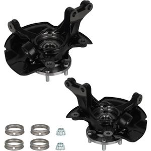 Front Steering Knuckle & Wheel Bearing Hub Assembly for Toyota Camry 2004 2005 2006 L4 2.4L, Left and Right Side, 698-399 698-398