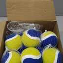 Charniol Kids Toys Toss and Catch Game Set Beach Game Outdoor Ball Sports Games Toss and Catch Ball Nylon Toys for Kids Adults(Blue Yellow,12 Paddles 6 Balls)