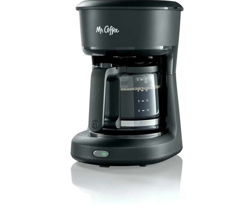 Mr. Coffee® 5-Cup Mini Brew Switch Coffee Maker, Black