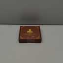 5 Inch Short Taper Candles Candle Sticks Handmade Unscented Set of 4 Spiral Taper Candles Twisted Candlesticks for Wedding Home Decoration(Brown)